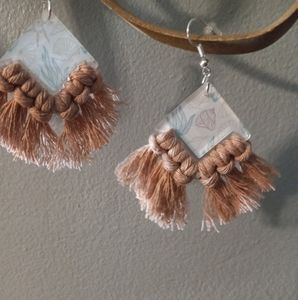 Macrame earrings